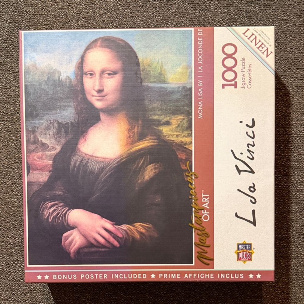 Master Pieces Mona Lisa Puzzle.